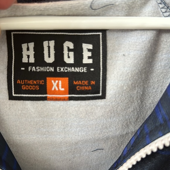 Chicago Bulls Huge Fashion Exchange Zip Up Track Jacket Jersey NBA Basketball XL - Picture 3 of 6